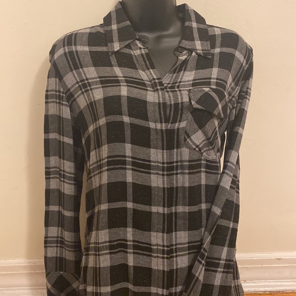 Ei8ht dreams plaid button down nWT Xs - Picture 2 of 6